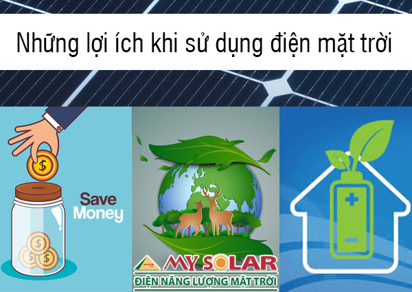 Lợi ích khi sử dụng hệ thống năng lượng mặt trời cho hộ gia đình