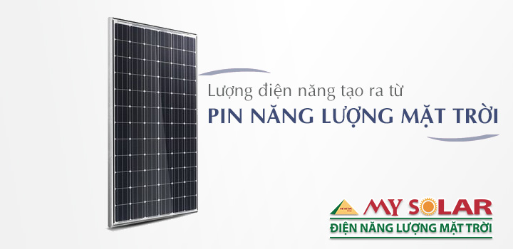 sản lượng điện tạo ra từ tấm pin năng lượng mặt trời