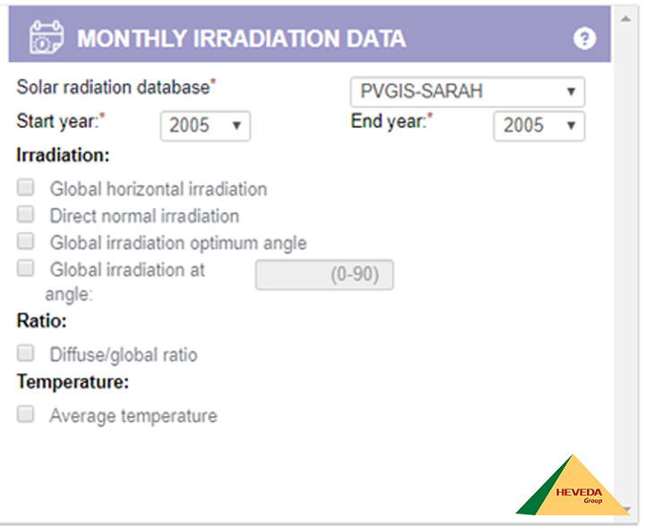 Hướng dẫn phần Monthly data