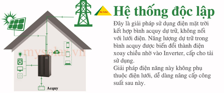 Hệ thống điện mặt trời độc là gì? Ưu và nhược điểm