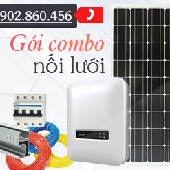 Hệ thống điện năng lượng mặt trời hòa lưới - Trọn gói
